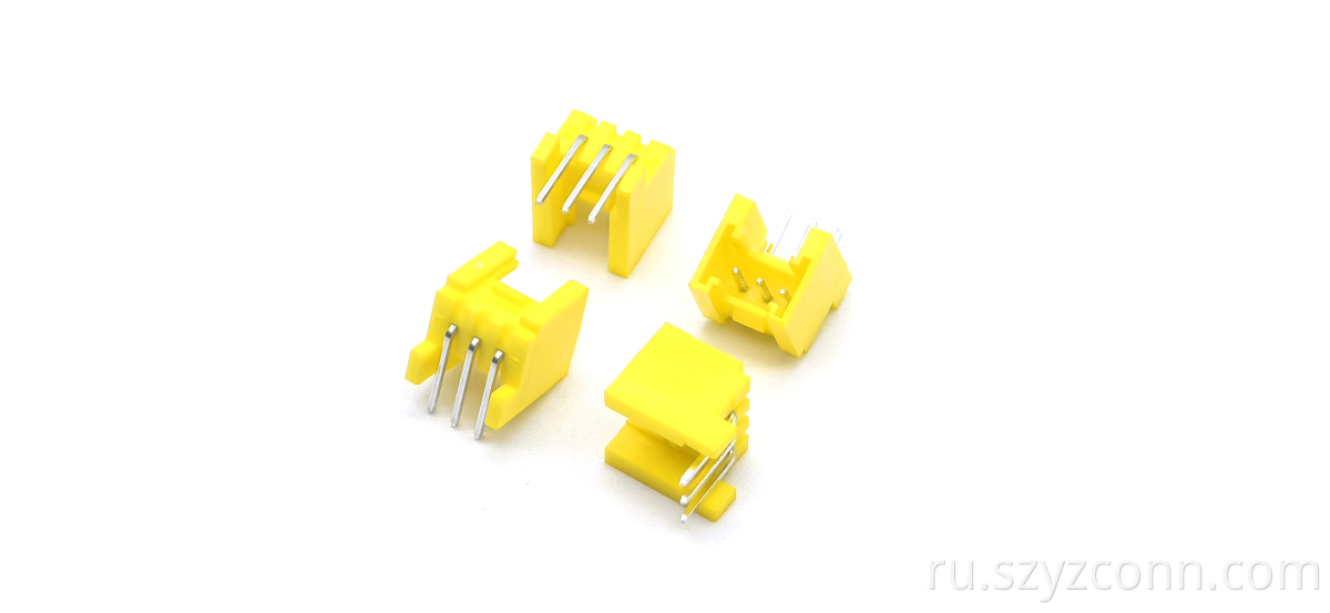 Wafer HY 90° DIP 3P White/Yellow/Black